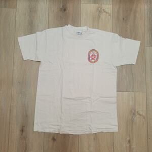 Vintage 80s USNS Comfort T-Shirt Mens L 22" Chest Single Stitch USA Hanes